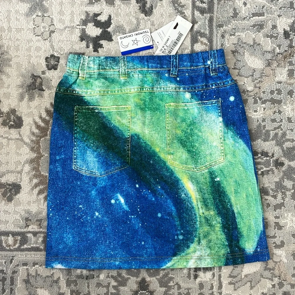 NWT TSUMORI CHISATO GALAXY PRINT SKIRT SIZE 2 - Picture 2 of 4